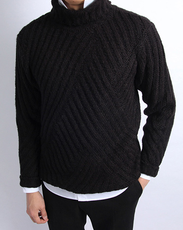 F.O big sys turtleneck knit (3 color)